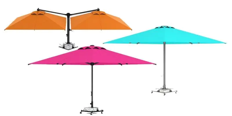 Renkli Bahçe Şemsiyesi Modelleri