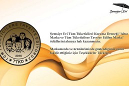 Şemsiye Evi’ne Altın Marka Ödülü